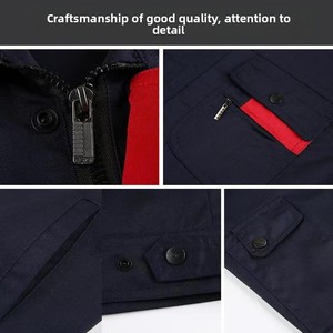 Ensemble de vêtements de <span class=keywords><strong>travail</strong></span> en coton à manches longues pour hommes, printemps-automne, épaissi, résistant à l'usure, pour atelier de réparation automobile, combinaison de protection du <span class=keywords><strong>travail</strong></span> - Product Image 3