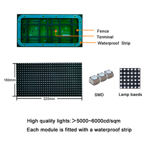 Màn hình hiển thị <span class=keywords><strong>LED</strong></span> ngoài trời chống nước, độ phân giải cao, xem 3D không cần kính, kích thước P5 P6 P8 P10, bảng quảng cáo kỹ thuật số, dễ lắp đặt, tường video - Product Image 3
