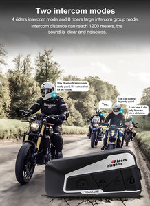 Casque T9S-4 intelligent à commande vocale avec écouteurs Bluetooth, étanche, réduction du bruit, autonomie ultra-longue, interphone réseau - Product Image 5