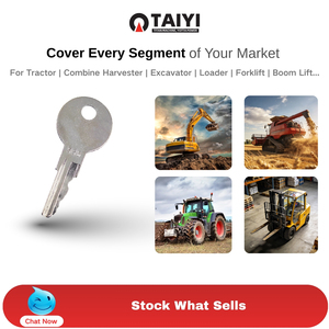 Llave de Encendido para Montacargas 556, Minicargadora, Retroexcavadora, Excavadora, Tractor de Orugas, Compatible con <span class=keywords><strong>Ford</strong></span>, New Holland, Hyster, Yale - Product Image 3