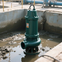 Pompe à eaux usées en fonte, pompe submersible anti-colmatage pour le drainage industriel et le traitement des eaux usées