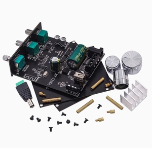 WGZX XY-T100L <span class=keywords><strong>Bluetooth</strong></span> <span class=keywords><strong>5.0</strong></span>, modul papan Amplifier Digital Stereo pengaturan Bass tinggi dan rendah dengan pra-amp 100W - Product Image 1