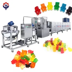 TG machine de dépôt de bonbons gommeux de haute précision gélatine ours fabricant de bonbon gommeux machine de fabrication fudge dés ligne de bonbons gommeux