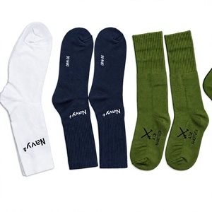 Chaussettes d'uniforme en coton et laine de qualité supérieure, durables, absorbant l'humidité, confortables, fabricant en gros, marché mondial, conformes ISO - Product Image 1