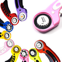 Fabrik preis Benutzer definierte Gelb Rosa Stoff Quilten Handwerk DIY 45mm Rotary Cutter