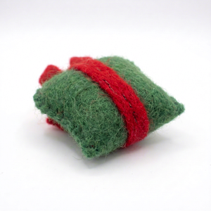 Wholesale Wool Felt Stitched <b>Christmas</b> <b>Present</b> <b>Box</b> Ornament Handmade Tree Hanging Decor Gift Set - Product Image 3