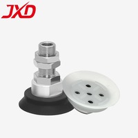 JXD pour ZPT40 Ventouse de levier à soufflet large robuste A14/A16 40mm avec tampon NBR/Silicone pour la manipulation de tôles courbées