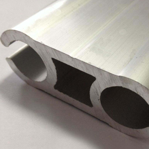 Esterno nero argento anodizzato in lega di alluminio diametro 18mm doppia forma rotonda pista Keder tenda tenda tenda profilo in alluminio - Product Image 2