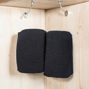 Protector de nudillos de boxeo negro, vendaje de nailon para puños, para entrenamiento de MMA, gimnasio y combate - Product Image 3