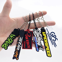 Porte-clés personnalisés en PVC souple avec logo en relief 2D 3D fabriqués sur mesure en usine