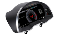 Tableau de bord de voiture avec écran LCD de 12,3 pouces pour Audi R8 2007-2015, tableau de bord numérique, cockpit virtuel, panneau GPS, groupe d'instruments