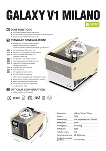 Machine à glace artisanale professionnelle Miles Galaxy V1 Milano à pot unique pour petites entreprises – Fournisseur chinois - Product Image 6