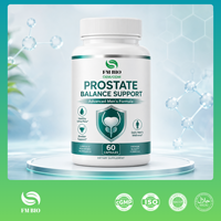 Capsules pour la santé de la prostate pour hommes OEM ODM, complément de palmier nain, favorise un flux urinaire sain, 60 capsules