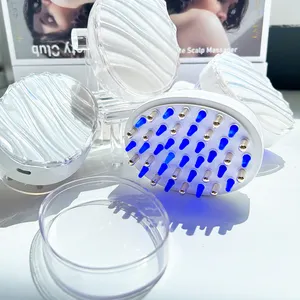 Sisir listrik sisir laser untuk pertumbuhan rambut, perangkat Guasha pijat wajah produk populer terbaru 2023