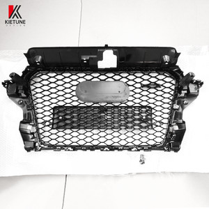 <span class=keywords><strong>Calandre</strong></span> en nid d'abeille de style RS3 Noir brillant pour Au-di <span class=keywords><strong>A3</strong></span> 2013 2014 2015 Mise à niveau vers les calandres de voiture RS3 Accessoires de voiture sportifs Kit carrosserie - Product Image 4