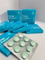 Comprimés de L-Théanine et de Caféine en Gros, Chewing-gums Énergisants, Gummies Sans Sucre pour l'Énergie et la Concentration, Menthes Neuro-gommes Énergie et Concentration
