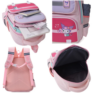 Sac à dos scolaire <span class=keywords><strong>de</strong></span> style nouveau, couleurs assorties, pour garçons et filles, sac à dos pour enfants, léger, grande capacité - Product Image 3