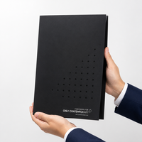 Dossiers en carton A4 personnalisés avec logo estampé à chaud, pochettes pour documents et présentations, pour le bureau et les entreprises