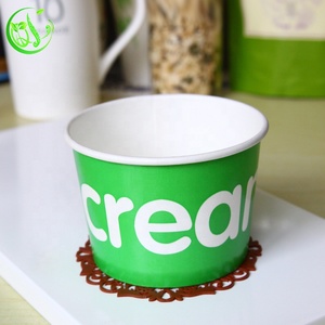 Écologique de Tasse de Papier De Crème Glacée Jetable En Papier Kraft à Double Paroi Tasse À Soupe avec Couvercle de Boisson Froide - Product Image 2