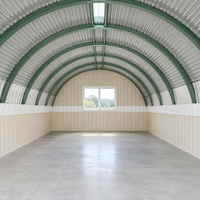 Kit de construction préfabriqué en acier galvanisé à chaud, type Quonset-Arch, à montage rapide et sans boue - Assemblage rapide sans soudure