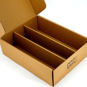 Caja <span class=keywords><strong>de</strong></span> envío <span class=keywords><strong>de</strong></span> papel corrugado <span class=keywords><strong>de</strong></span> <span class=keywords><strong>Color</strong></span> marrón con muestra <span class=keywords><strong>gratis</strong></span>, embalaje <span class=keywords><strong>de</strong></span> cartón para licor <span class=keywords><strong>de</strong></span> vino, 3 botellas - Product Image 3