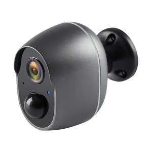 Tuya 1080p câmera de segurança para visão noturna, sistema à prova d' água ip66, áudio bidirecional, bateria de detecção de movimento pir ip