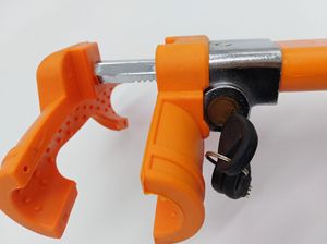 Blocca Volante a T in Acciaio <span class=keywords><strong>Antifurto</strong></span> con 3 Chiavi per Camion, SUV, Furgoni, Camper 53cm - Product Image 4