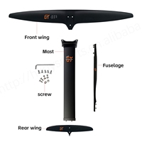 Hydrofoil 2025 GY H 1051 en fibre de carbone et mât en aluminium, aile de kitesurf haute performance, foil de surf, sports nautiques, pompe Efoil 915 cm²