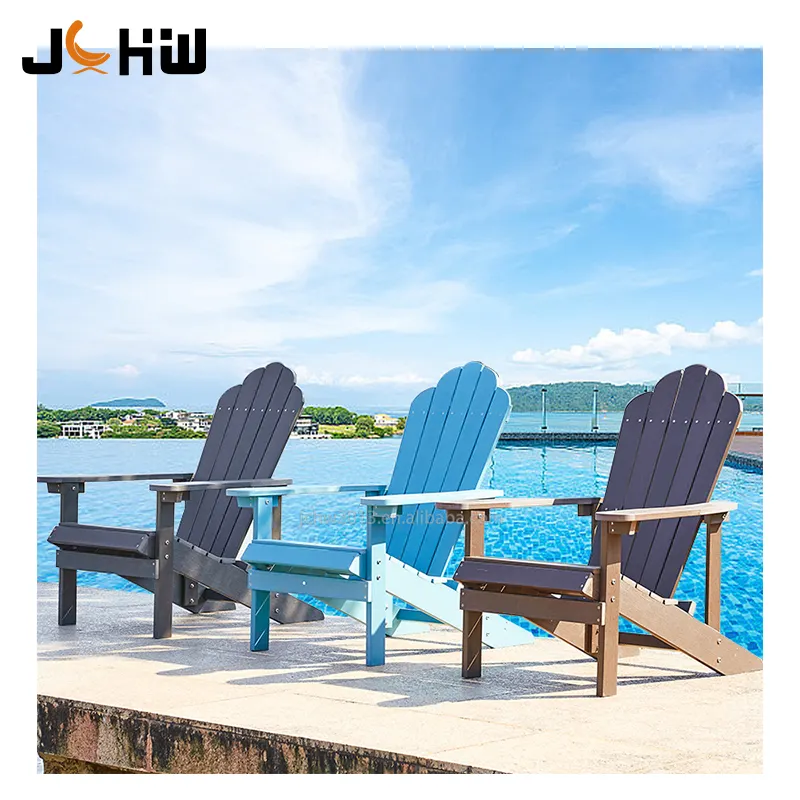 Silla de jardín moderna para playa y arena, sillas plegables de madera, muebles para exteriores, silla de madera