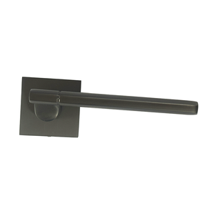 थोक टिकाऊ एल्यूमीनियम मिश्र धातु दरवाजा हैंडल काले फिनिश इंटीरियर डोर और हैंडल - Product Image 6