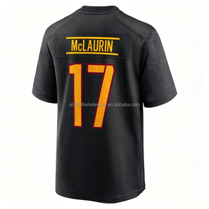 Gaya Pria Terbaru 2026 Jayden Daniels # 5 Jersey Sepak Bola Jahitan 17 Terry McLaurin S-3XL - Product Image 4