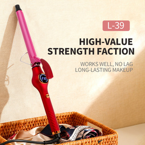 <span class=keywords><strong>Fer</strong></span> à friser électrique avec réglages de chaleur réglables et affichage de la température LCD pour le coiffage des cheveux secs - Product Image 6