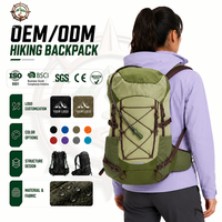 Sac à dos de randonnée imperméable grande capacité 40L pour alpinisme, camping, trekking, montagne et voyages