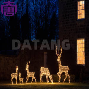 Luz LED 3D grande con diseño de reno, clasificación IP65, para exhibición en centros comerciales y decoraciones navideñas de jardín al aire libre. - Product Image 4