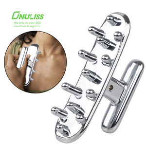 Gus <span class=keywords><strong>Shua</strong></span> en acier inoxydable grattage outil de massage masseur de cuir chevelu avec boule de glace froide masseur de visage et de corps - Product Image 1