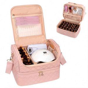 Échantillon Gratuit : Trousse de Rangement Portable pour Maquillage, Kit de Voyage pour Technicien(ne) Ongulaire, Outils de Manucure, Organisateur de Vernis à Ongles - Product Image 4