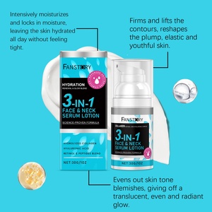 Lozione lisciante per la pelle idratante 3-In-1 essenza per il collo viso 3-In-1 con retinolo Hexapeptide-8 acetilico personalizzato - Product Image 4