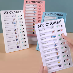 Wholesale Daily Task Planning Board Wall Hanging Memo Plastic Multi Purpose Student Detachable Chores Checklist - Product Image 4