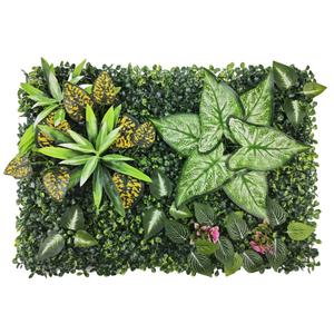 Paneles <span class=keywords><strong>de</strong></span> Hojas <span class=keywords><strong>de</strong></span> hierba Planta artificial Paneles <span class=keywords><strong>de</strong></span> pared <span class=keywords><strong>de</strong></span> hierba Fondo <span class=keywords><strong>de</strong></span> vegetación Plantas artificiales Jardín vertical Colgante verde - Product Image 6