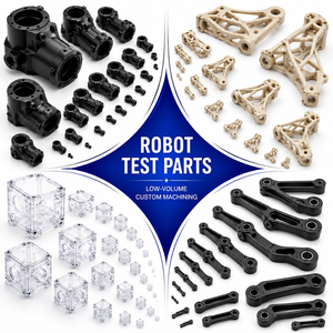 Pièce en plastique personnalisée pour robot, drone, usage médical, composants ABS, PA66, PVC, PE, PTFE, PEEK, Nylon, service d'usinage CNC de précision - Product Image 1