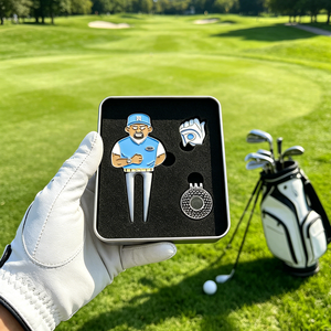 Pour les académies de golf, coffret cadeau de golf, marqueur de balle, outil de réparation de divots, jeton de <span class=keywords><strong>poker</strong></span> personnalisé, fabrication ODM disponible - Product Image 6