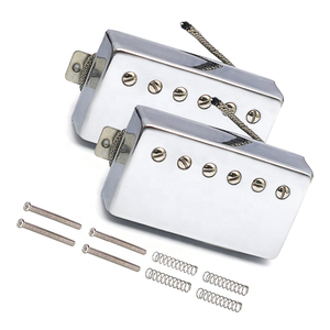 <span class=keywords><strong>Pickup</strong></span> per Chitarra Humbucker Alnico 5 LP N-7.5K/B-15K con Splitting della Bobina, <span class=keywords><strong>Pickup</strong></span> Alnico V LP Cromato per Chitarre Elettriche - Product Image 2