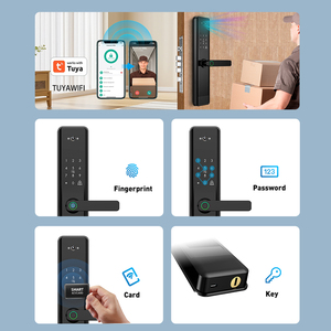 Porta anteriore Tuya APP APP Camera Smart Lock senza chiave con accesso remoto sblocco intelligente <span class=keywords><strong>serratura</strong></span> porta porta intelligente - Product Image 3