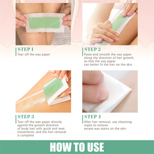 West Month - Kit de 20 Bandas Depilatorias de Aloe Vera para Eliminar el Vello, Personaliza Tu Propia Marca, Cera Depilatoria para Rostro, Axilas, Piernas, Codos y Manos - Product Image 6