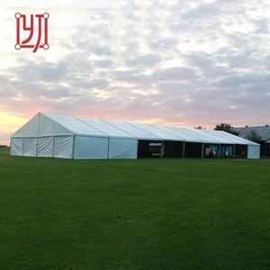 Tente de réception Yijin 10x12m en PVC blanc, imperméable, quatre saisons, structure personnalisable pour 100 personnes - Product Image 6