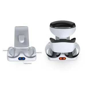 Trạm Sạc Với Giá Đỡ Tai Nghe VR Giá Đỡ Màn Hình Cho Tai Nghe PS5 VR2