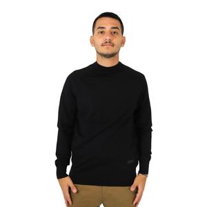 Pull Richmond X pour homme UMA24063MA noir à manches longues et col rond en tricot pour usage décontracté - Product Image 1