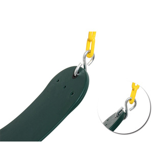 Columpio Eva con Cadena de 67x14 cm para Interiores y Exteriores, Equipo de Juegos para Niños, Capacidad de 500 Libras - Product Image 3