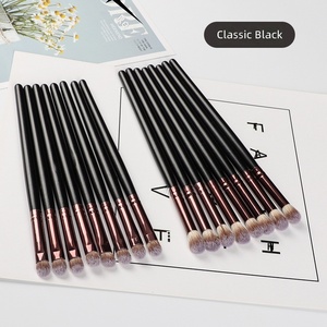 Blending Eyeshadow Brush Soft Synthetic Fiber Wooden Handle Multi Function <b>Eye</b> Makeup Tool - Product Image 5