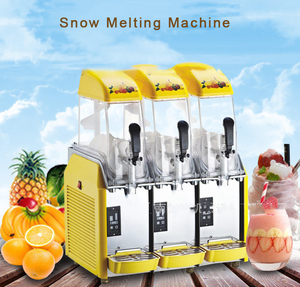 गर्म बिक्री 220 वी वाणिज्यिक 3 टैंक बर्फ स्लश मशीन और केले की बिक्री पर गर्म बिक्री - Product Image 3
